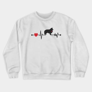 A Collie Is For Life. Crewneck Sweatshirt